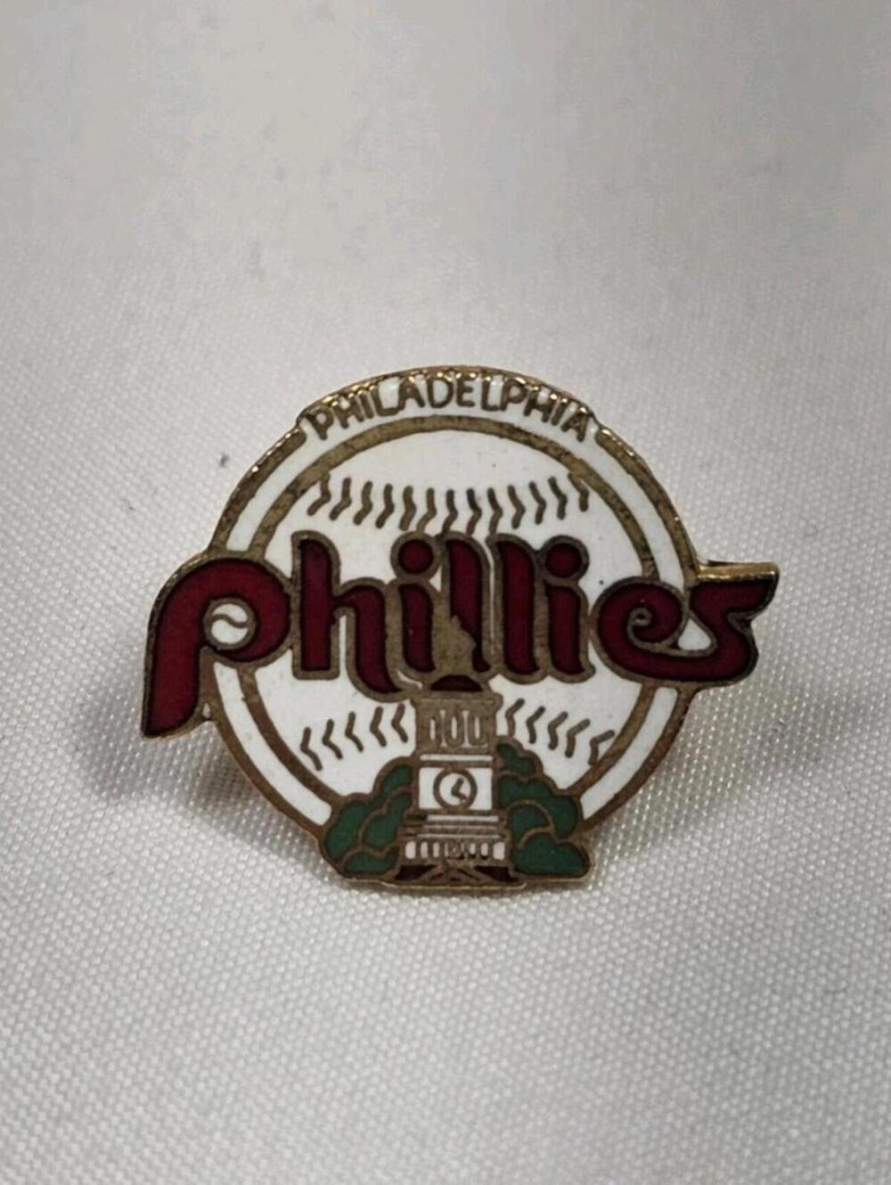 Vintage Metal MLB  Baseball Philadelphia Phillies Logo Hat Lapel Pin